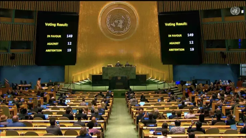 BM Genel Kurulu, Gazze’de derhal ateşkes talep eden karar tasarısını kabul etti