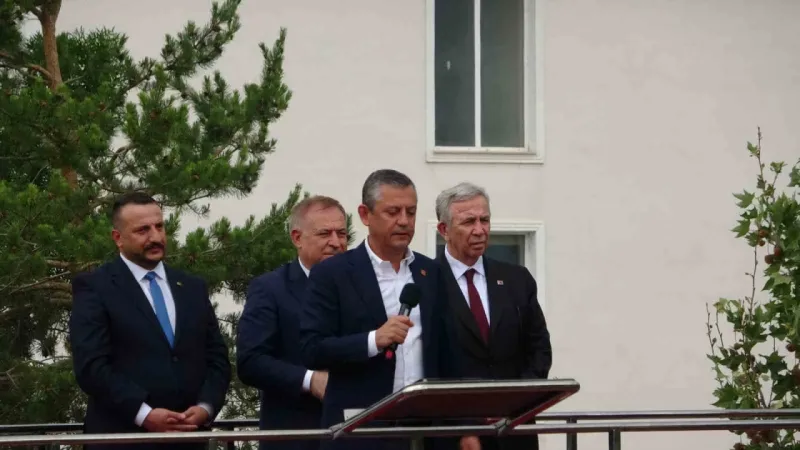 CHP Genel Başkanı Özel: "Verilip de tutulmayan sözler var, Kop Tüneli, havaalanı ne oldu?"