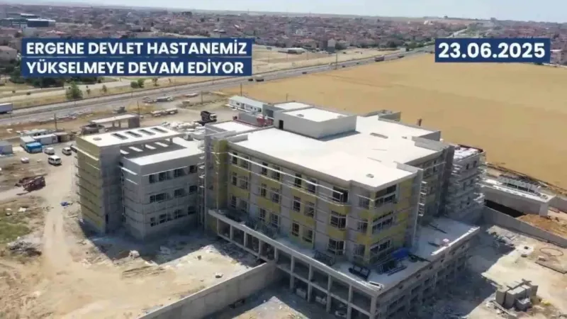 Özgür Özel 'çukur' dedi, yüzde 70’i tamamlanan hastane çıktı