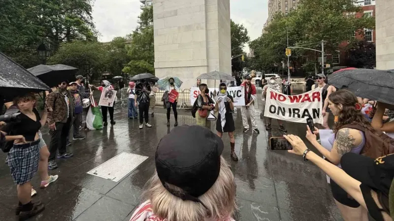 New York’ta Trump ve Netanyahu karşıtı protesto: "Özgür Filistin, Özgür İran"
