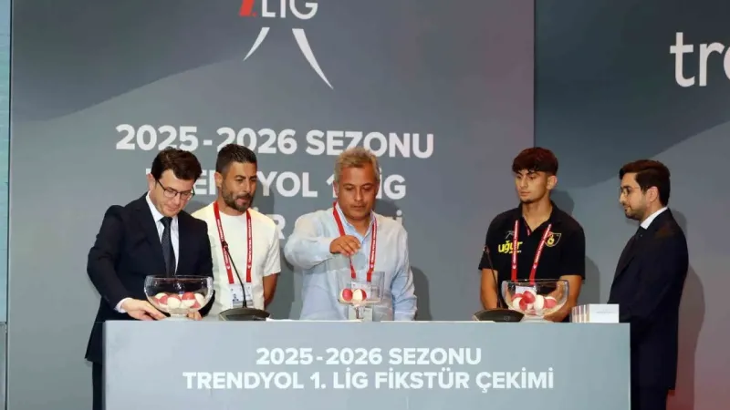 Trendyol 1. Lig 2025-2026 Sezonu fikstürü belli oldu