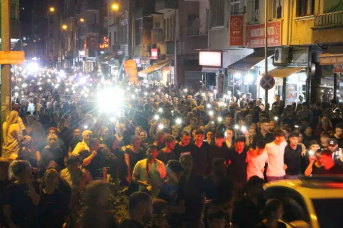 Trabzon'da Sinem Topaloğlu için sessiz yürüyüş 