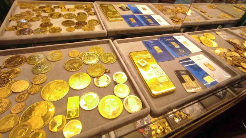 Altın fiyatları son üç haftanın en düşük seviyesine geriledi