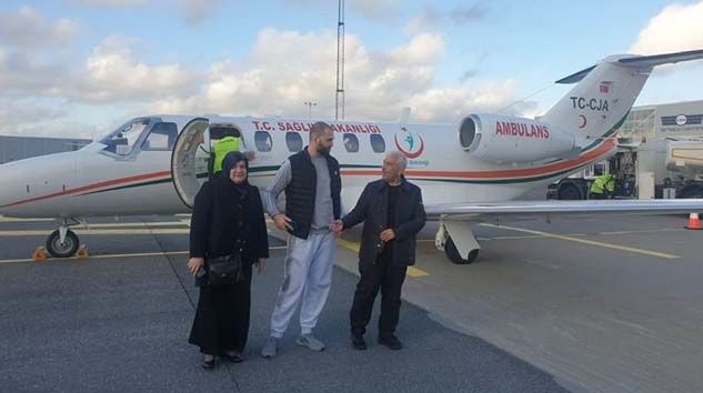 İsveç’teki kanser hastası Türk vatandaşı Türkiye’ye getirildi