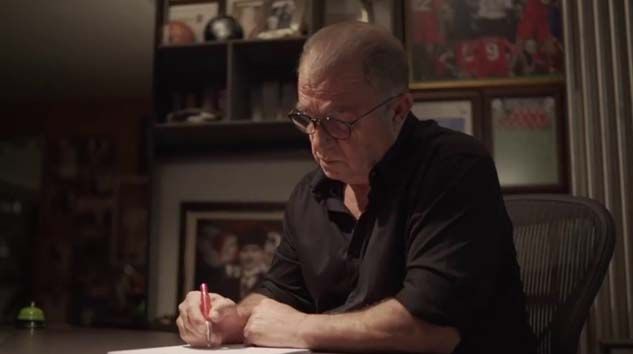 Fatih Terim kendi kendine mektup yazdı