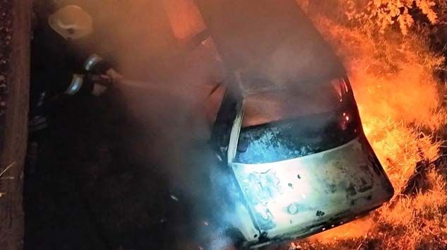 Çorum’da seyir halinde yanan otomobildeki bir kişi öldü