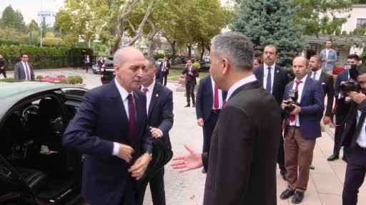 TBMM Başkanı Kurtulmuş, İçişleri Bakanı Yerlikaya'yı ziyaret etti