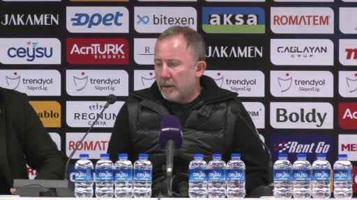 Sergen Yalçın: Bu ay altıncı maçımızı oynadık