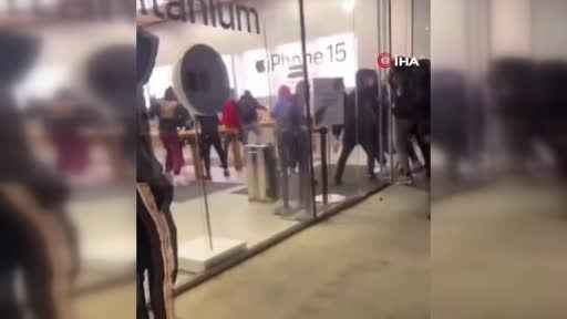 ABD’de Apple mağazası yağmalandı