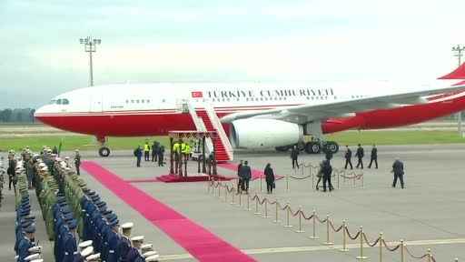 Cumhurbaşkanı Erdoğan Cezayir'de