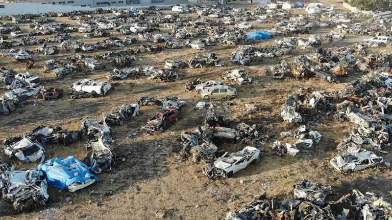 Enkazdan çıkarılan araçların akıbeti belli oldu