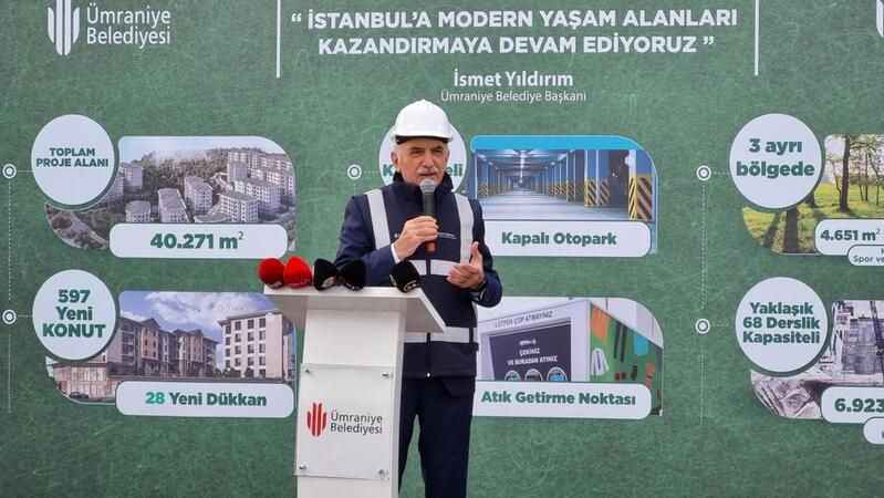 Başkan Yıldırım Ümraniye’deki yeni kentsel dönüşüm alanlarını açıkladı