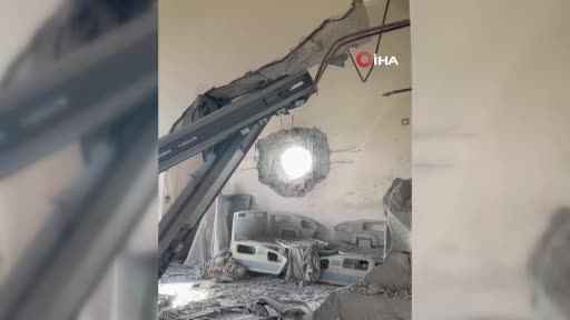 Türkiye-Filistin Dostluk Hastanesi İsrail saldırısında büyük hasar aldı