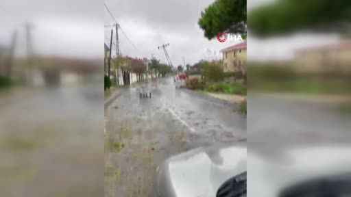 Arnavutköy’de fırtına nedeniyle tekneler batma tehlikesi yaşadı