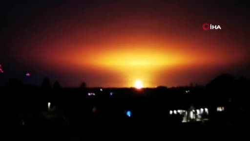 İngiltere’de biyogaz tesisine düşen yıldırım patlamaya neden oldu