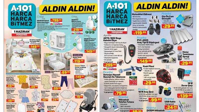 A101’de 10 Ağustos günü yeni nesil televizyonlardan, hırdavat ürünlerine kadar çeşit çeşit ürün alıcılarını bekliyor