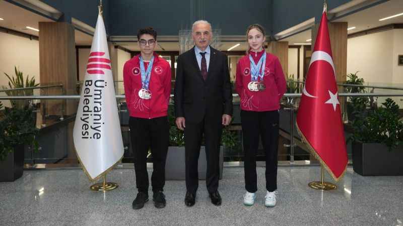 Ümraniyeli sporcular Avrupa’da yıldızlaştı