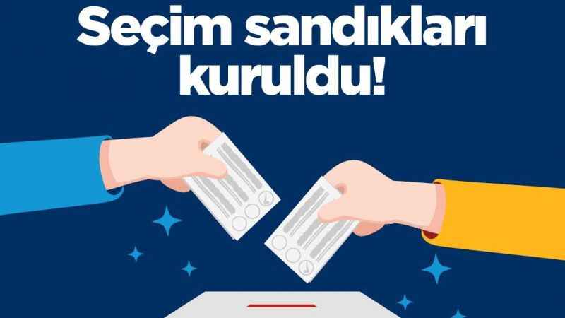 14 Mayıs seçimlerinin ilk oyu bugün sandığa atıldı 