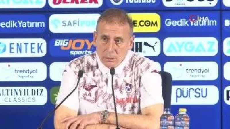 Abdullah Avcı: “Galibiyeti Trabzonsporlulara ve Ertuğrul Doğan’a hediye ediyorum”
