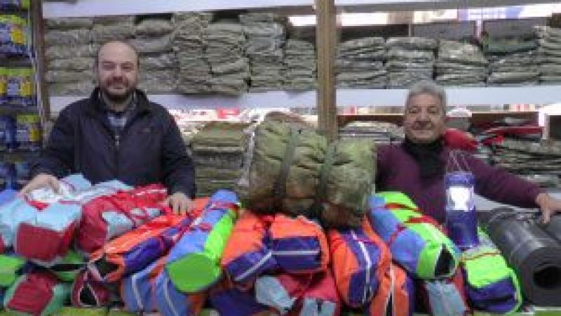 Deprem korkusu çadıra talebi arttırdı