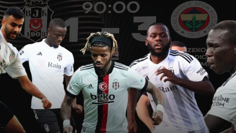 Beşiktaş'ta 5 oyuncu kadro dışı