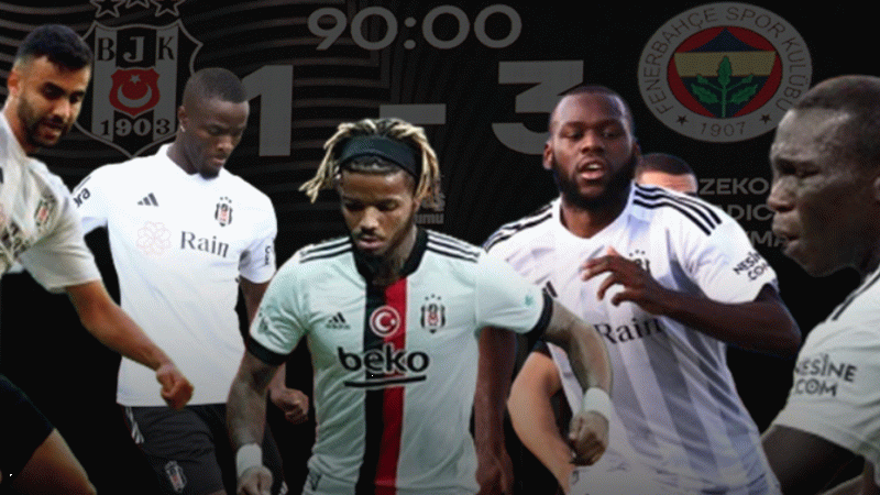 Beşiktaş'ta 5 oyuncu kadro dışı