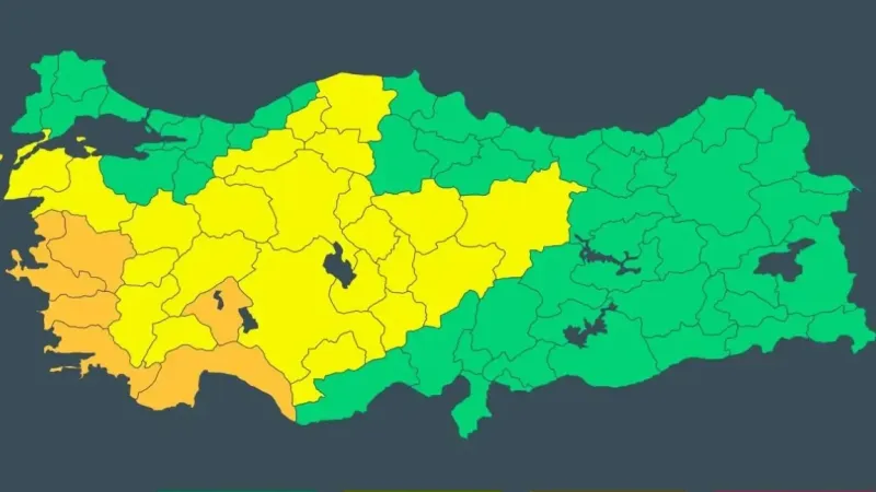 AFAD ‘turuncu’ kodlu uyarı geldi! AFAD ‘turuncu’ kodlu uyarı geldi!