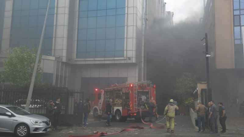 Akit merkez binasında yangın 