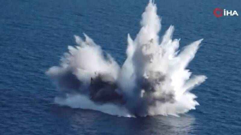 Milli torpido AKYA hedefi tam isabetle vurdu