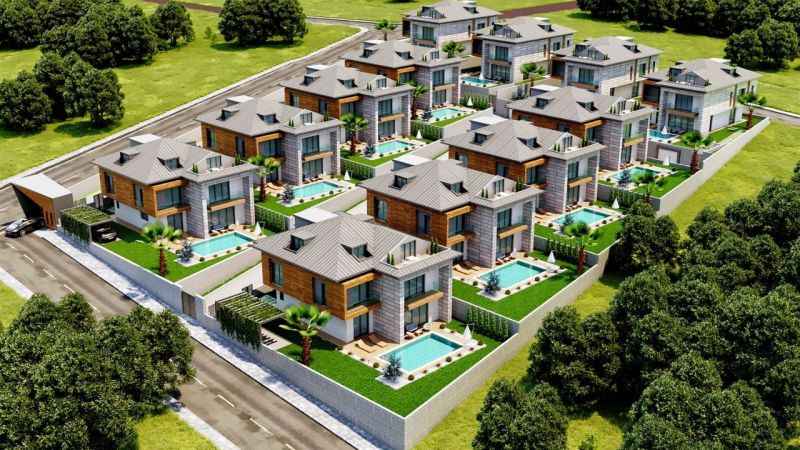 Boss4 İnşaat'ın lükste sınırları aşan 'Alya Bella' villaları teslim edilmeye başladı