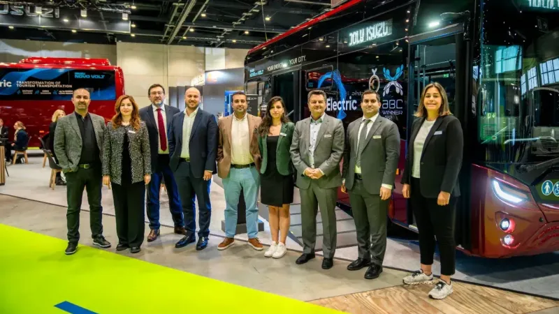 Anadolu Isuzu Berlin’de düzenlenen BUS2BUS Fuarı’nda elektrikli otobüslerini sergiledi