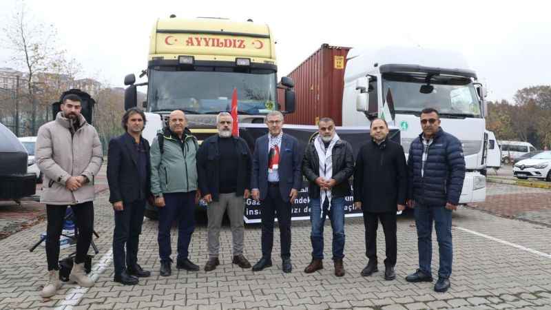 Eyüpsultan’dan Filistin’e 9 yardım TIR’ı