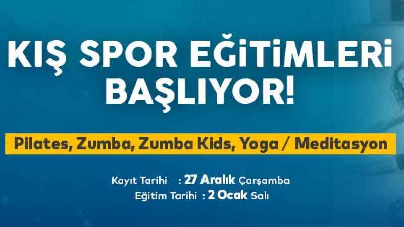Ataşehir'de kış spor okulları yeniden başlıyor!