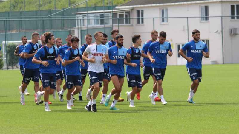Trabzonspor antrenmanında 7 eksik
