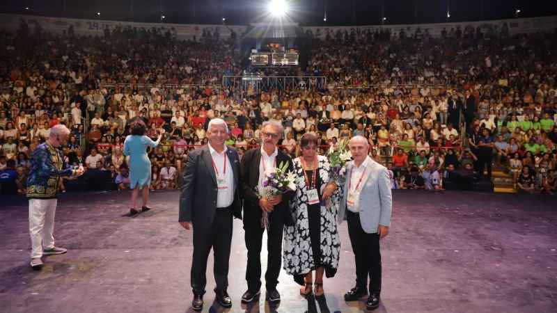 Büyükçekmece'de düzenlenen festivalde ödül zamanı