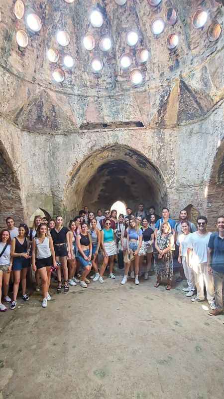 Tarihi hamama uluslararası dokunuş