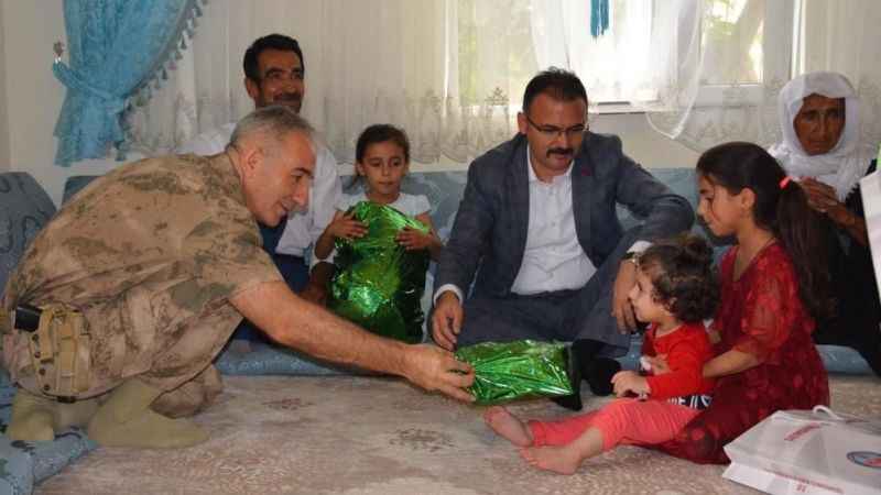 Kaymakam Ateş’ten şehit ailesine ziyaret