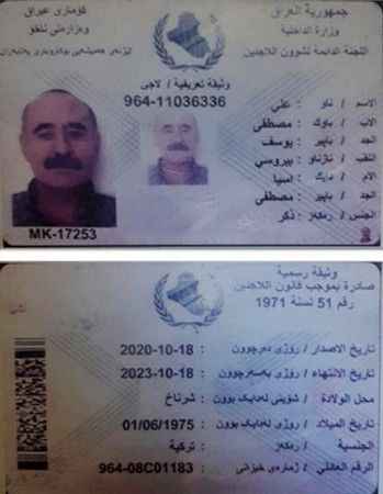 Öldürülen PKK’lı teröristin üstünden mahmur kampı mülteci kimlik kartı çıktı