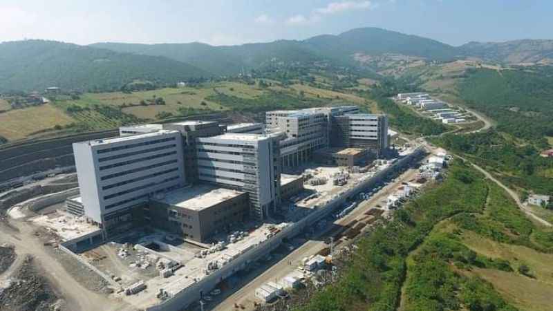 Samsun Şehir Hastanesi inşaatı yüzde 73'e ulaştı