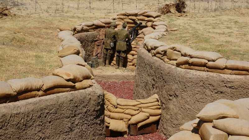 Çanakkale Savaşı siperlerde canlandırıldı