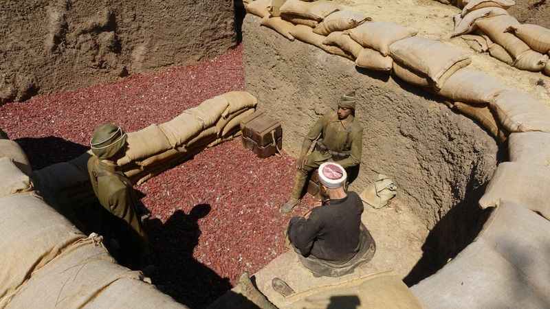 Çanakkale Savaşı siperlerde canlandırıldı