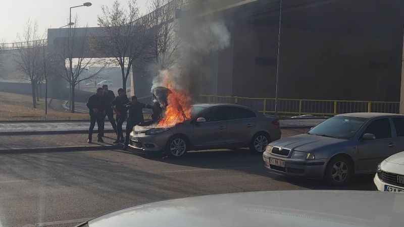 Aşırı sıcak havalarda araç yangınlarına karşı dikkat!