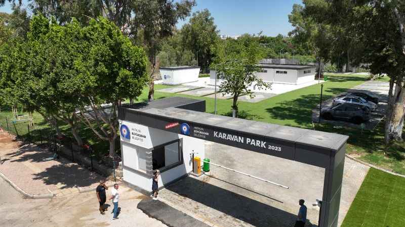 Antalya Büyükşehir Belediyesi Karavan Parkı hizmete girdi