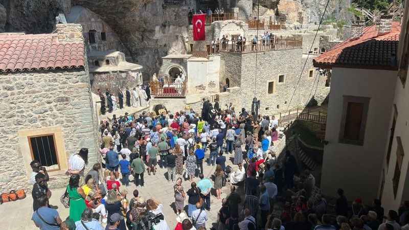 Sümela Manastırı’nda 10. kez ayin yapılacak