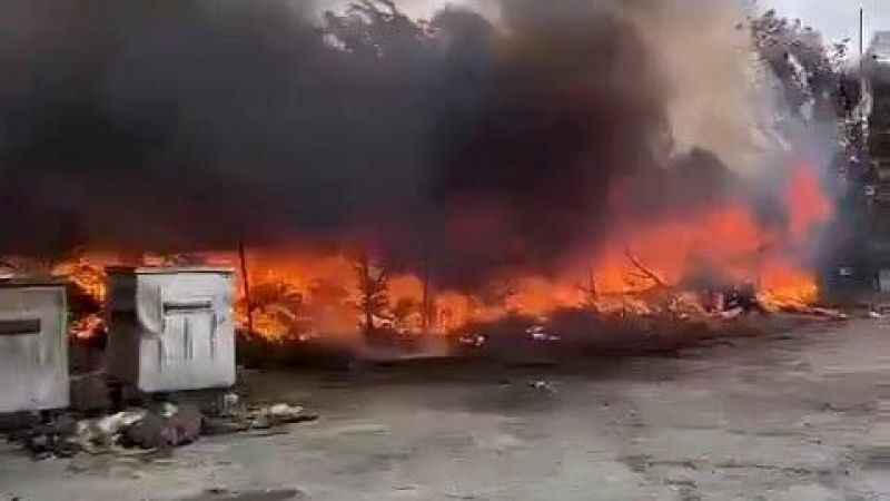 Avcılar’da serada çıkan yangın paniğe neden oldu