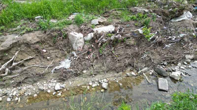 Amasra’daki sel antik su kanalının parçalarını ortaya çıkardı