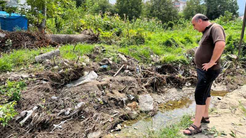 Amasra’daki sel antik su kanalının parçalarını ortaya çıkardı