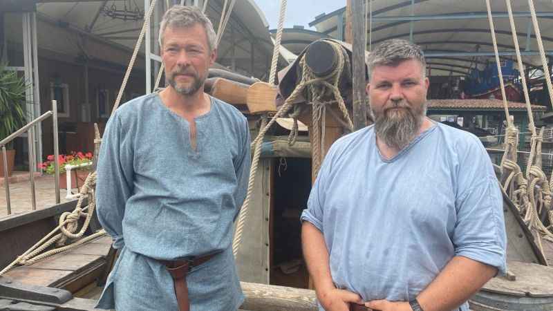 Viking yelkenlisi İstanbul'da ziyaretçileriyle buluşuyor