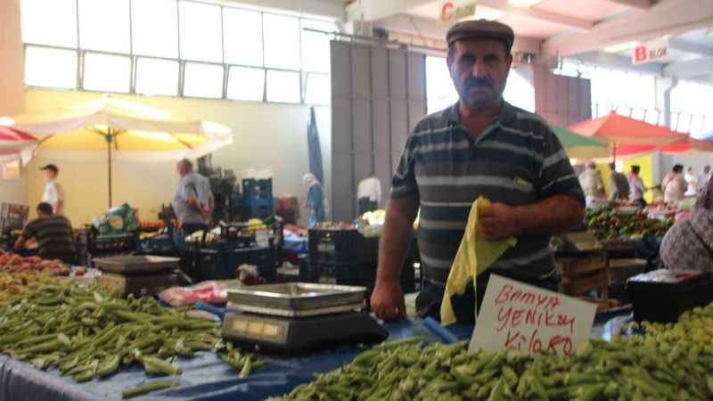 Yerli Bilecik bamyanın kilosu 80 liradan tezgâhlarda