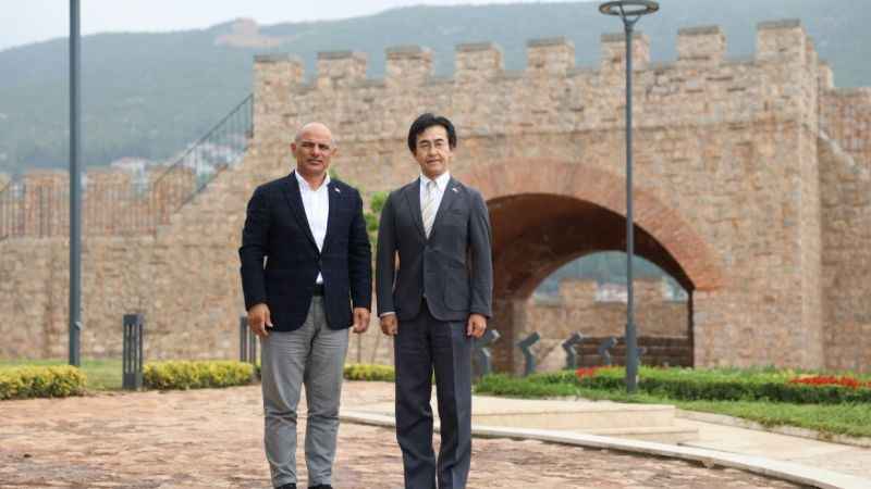 Japon Başkonsolos Hereke Kalesi'ne hayran kaldı